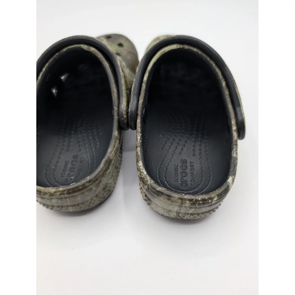 Crocs Toddler Classic Clogs Realtree APX Camo Green Brown Size C9